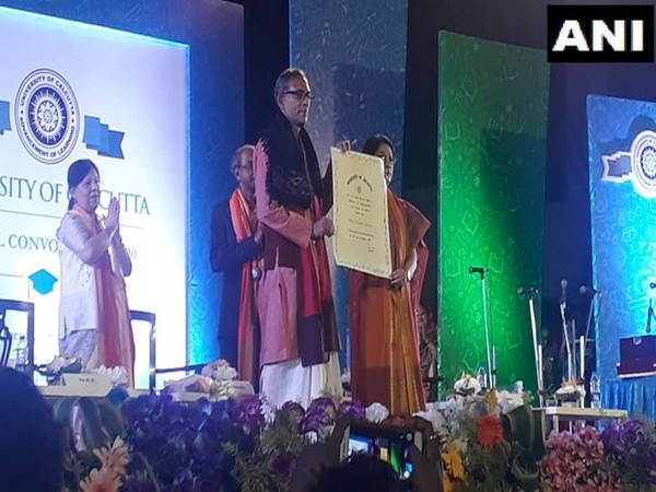 Nobel laureate Abhijit Banerjee conferred with D Litt by Calcutta University on Tuesday was conferred with honorary D Litt by Calcutta University on Tuesday.
