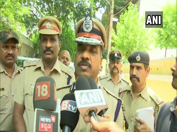 Bengaluru City Police Commissioner T. Suneel Kumar while talking to ANI. Photo: ANI.