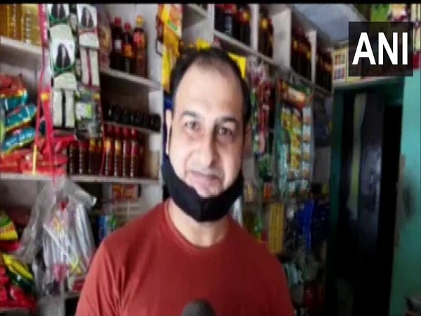 Gyan Chand, a trader and shopkeeper speaking to ANI in Champawat on Monday. (Photo/ANI)