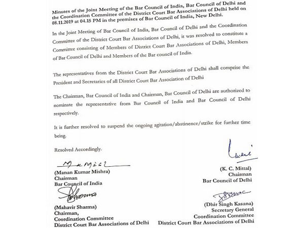 The lawyers' strike, which began on November 2 after Tis Hazari violence, was suspended on Friday.