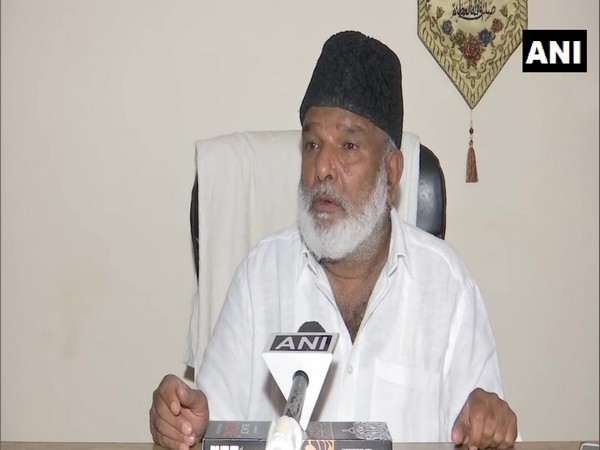 HMG Basha who donated land for the temple speaking to ANI. (Photo/ANI)