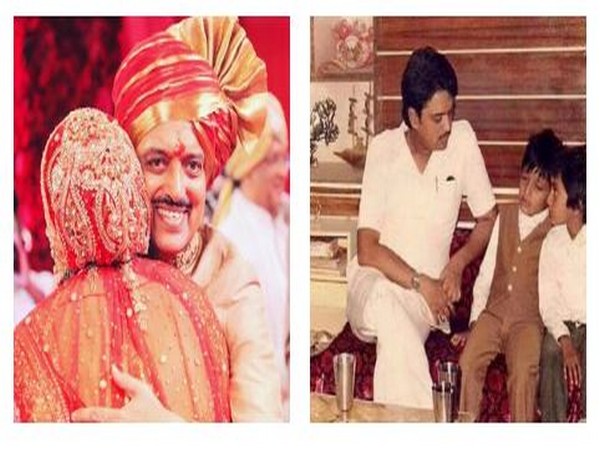 Riteish, Genelia with Vilasrao Deshmukh