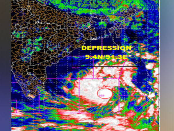 Visual representation of Cyclone by IMD (Photo/Twitter)