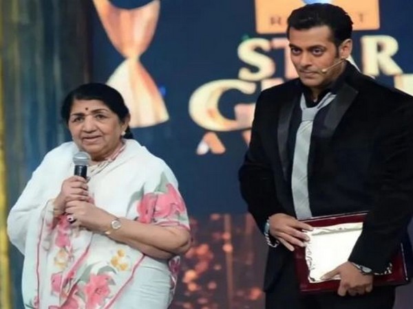 Lata Mangeshkar with Salman Khan (Image source: Twitter)