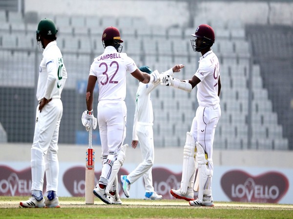 West Indies ended first day of the second Test at 223/5  (Image: Bangladesh Cricket Board (BCB))