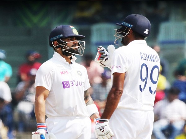 India skipper Virat Kohli and R Ashwin (Image: BCCI's Twitter