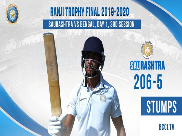 Saurashtra versus Bengal Ranji trophy final  (Image: BCCI Domestic's Twitter))