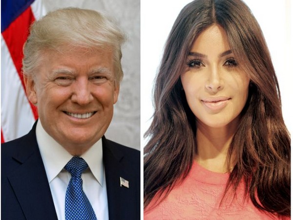 President of the United States, Donald Trump and Kim Kardashian West 