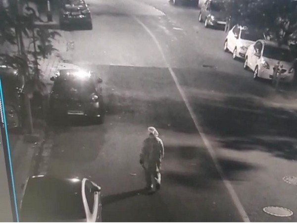 Visual of the CCTV footage. (Photo/ANI)