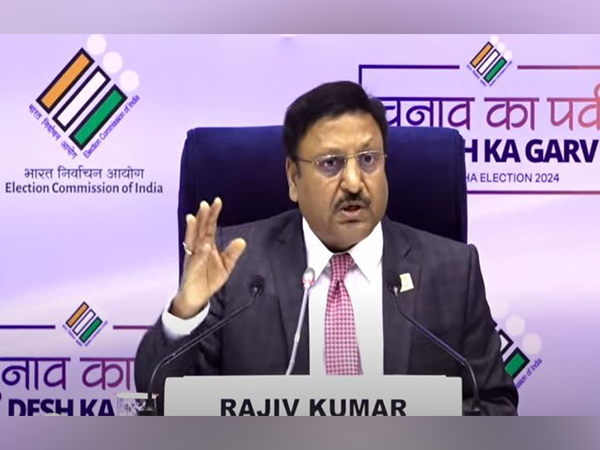 Chief Election Commissioner Rajiv Kumar (Photo/ANI)