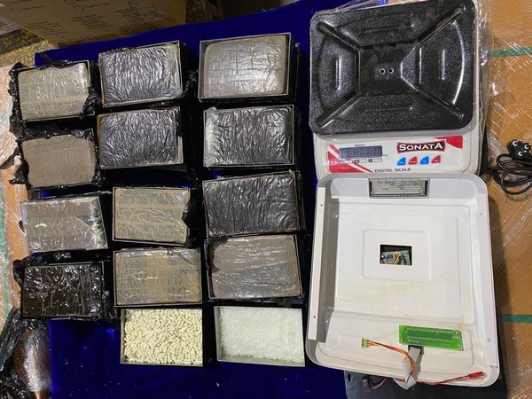 Visual of drugs seized at Chennai airport (Photo/Twitter)
