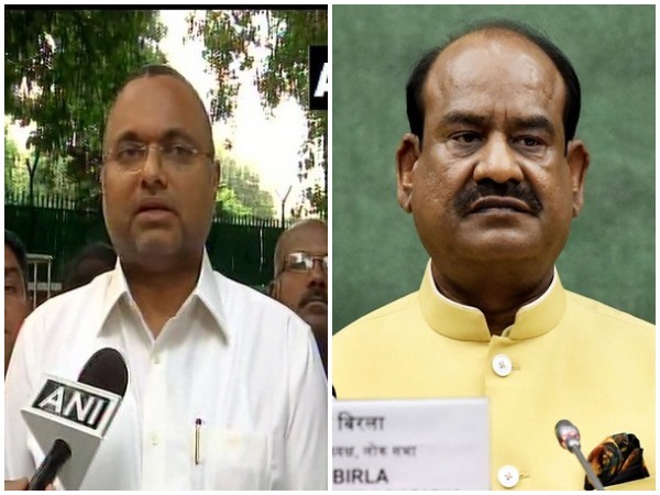 Congress MP Karti Chidambaram, Lok Sabha Speaker Om Birla