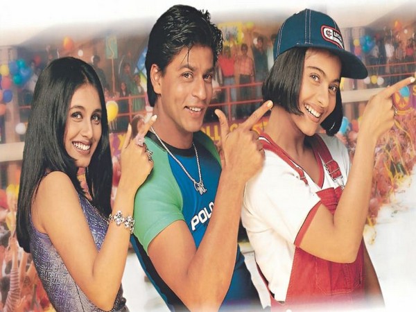 Rani Mukerji, Shah Rukh Khan and Kajol in a still from 'Kuch Kuch Hota Hai' (L to R) (Image source: Instagram)