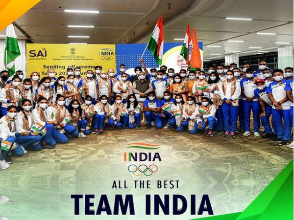 Indian contingent at the Tokyo Olympics 2020 (Image Source: Instagram)