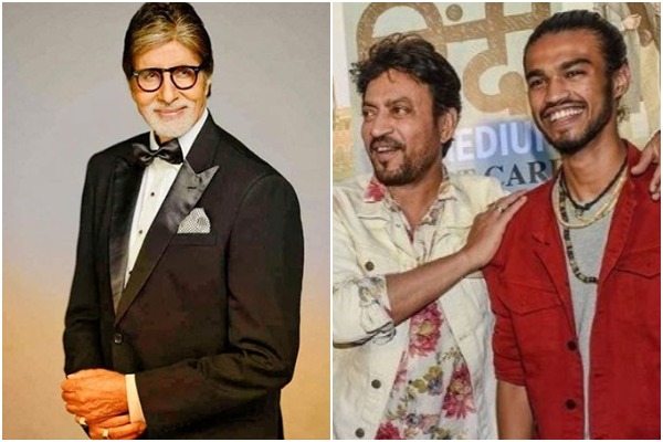 Amitabh Bachchan, Irrfan Khan, Babil (Image source: Instagram)