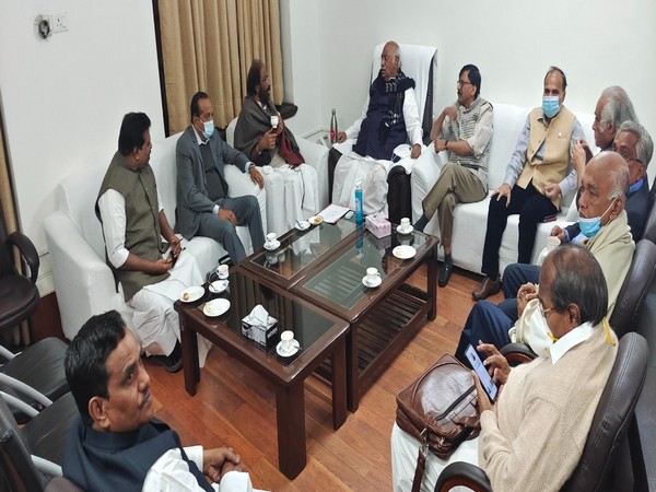 Opposition leaders at a meeting ahed of Parliament Session (Photo/ANI)