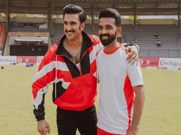 Ranveer Singh and Ajinkya Rahane (Image Source: Instagram)