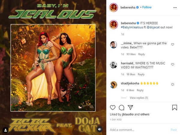 Bebe Rexha and Doja Cat (Image courtesy: Instagram)