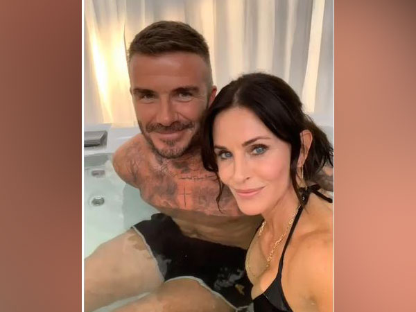 David Beckham and Courteney Cox (Image courtesy: Instagram)
