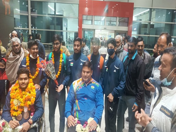 Indian players return from Asian Youth Para Games (Photo: PCI)