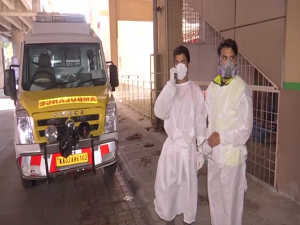 Biker-brothers Muteeb Zoheb and Murthaza Junaid volunteer as ambulance drivers.