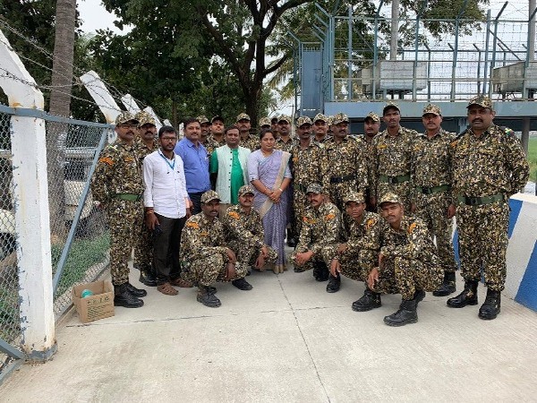 The team of Marshals deployed by BBMP to protect to protect Varthur lake in Bengaluru, Karnataka.