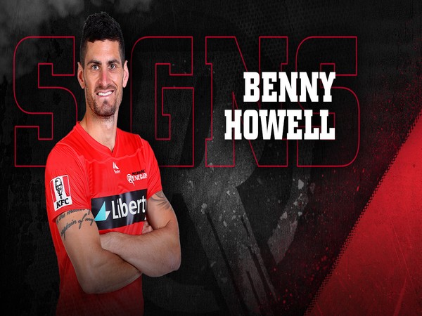 English all-rounder Benny Howell (Photo/ Melbourne Renegades Twitter)