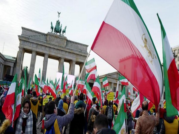 Protest against Iran in Berlin on July 6, 2018. (Photo/Reuters)