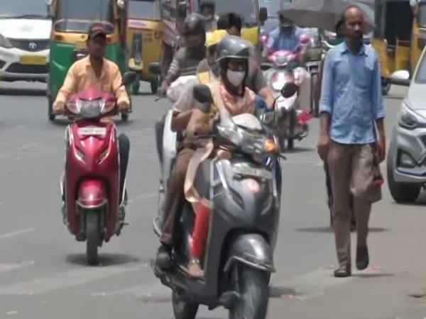 A visual from the streets of Hyderabad (Photo/ANI)