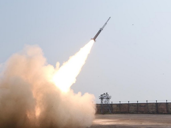 Visual of flight test of Solid Fuel Ducted Ramjet (SFDR) Technology from Interim Test Range in Odisha's Chandipur