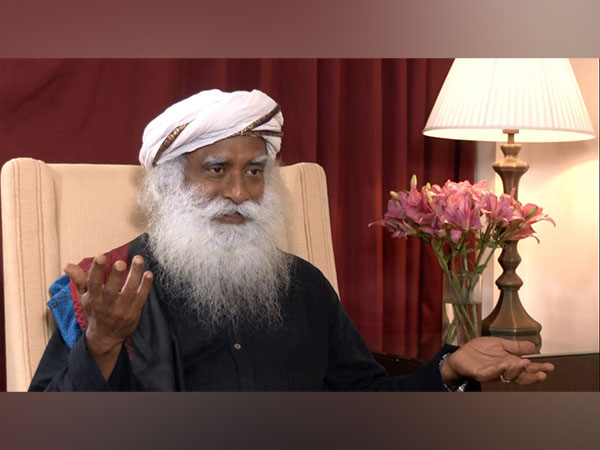 Isha Foundation founder Sadhguru Jaggi Vasudev. (ANI/photo)