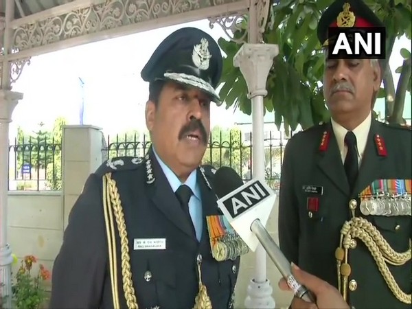 Air Chief Marshal RKS Bhadauria talking to ANI in New Delhi on Saturday 