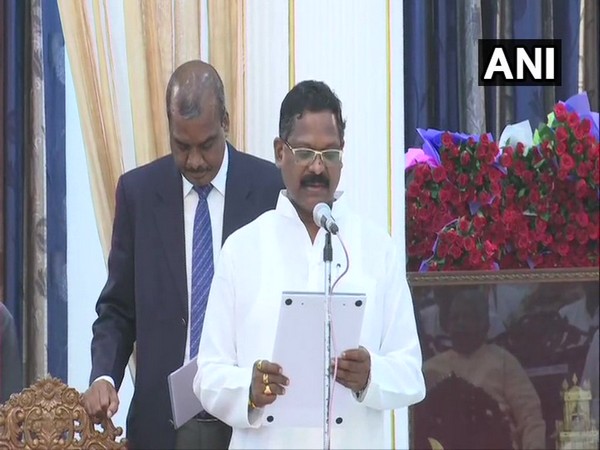 Tribal MLA from Sitapur constituency, Amarjeet Bhagat on Saturday took oath as 13th Cabinet Minister in Chief Minister Bhupesh Baghel’s government.