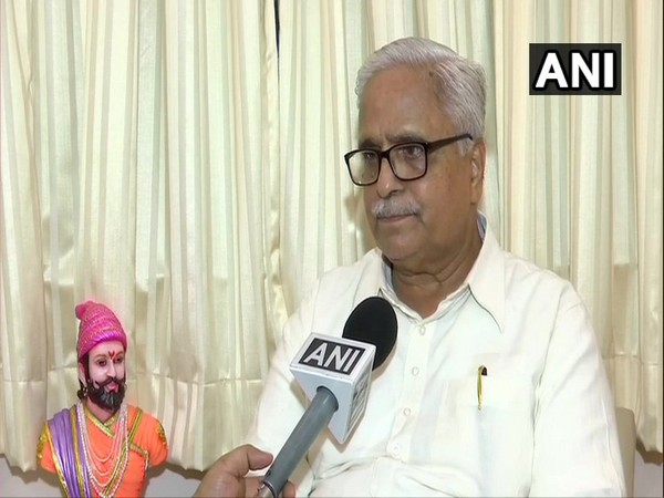 Rashtriya Swayamsevak Sangh (RSS) general secretary Bhaiyyaji Joshi speaking to ANI in Mumbai on Tuesday. Photo/ANI