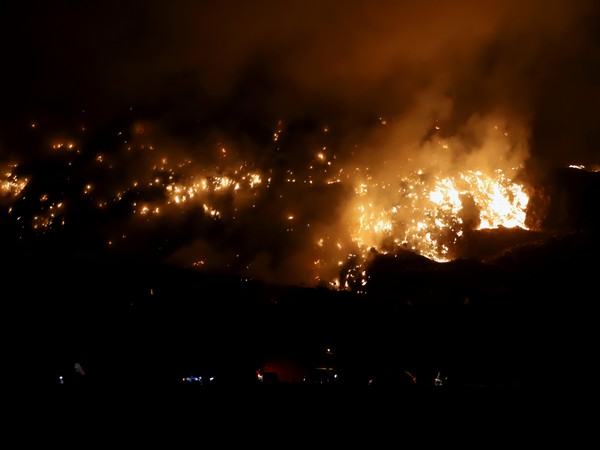 Visuals from Bhalswa landfill site (Photo/ANI)