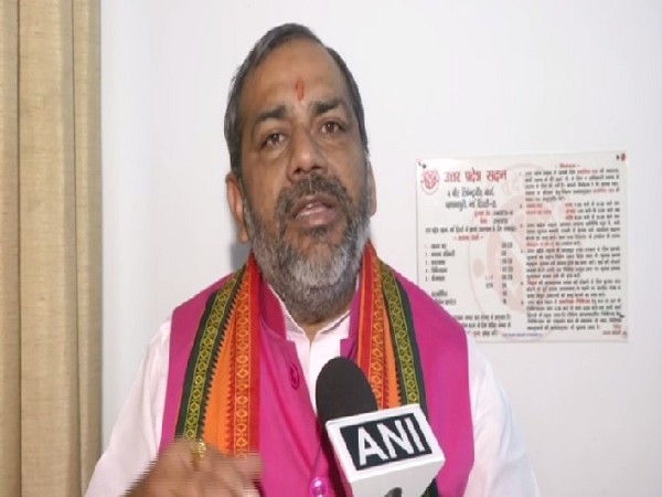 Uttar Pradesh Minister Sunil Bharala speaking to ANI in New Delhi on Sunday. Photo/ANI