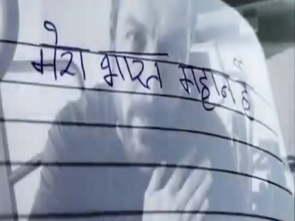 A still from the video of John Abraham, and Milap Milan Zaveri's new poem 'Mera Bharat Mahaan' (Image courtesy: Twitter) 