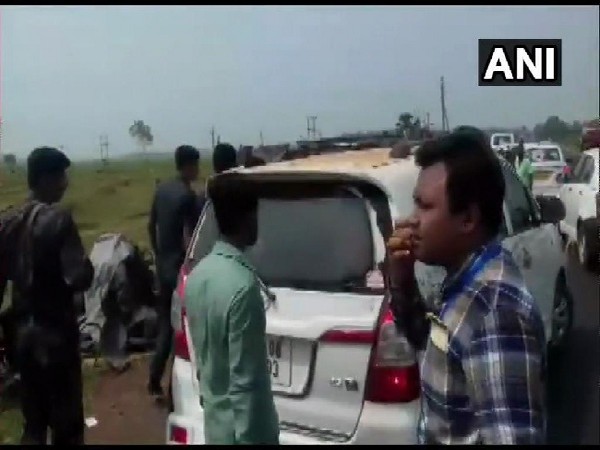 The attack on her convoy resulted in severe injuries to one of her security personnel Photo/ANI.