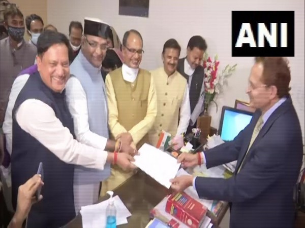 Bharatiya Janata Party MLA Girish Gautam on Sunday filed nomination for the Speaker of the Legislative Assembly in Madhya Pradesh.