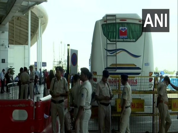 Section 144 of CrPC imposed at Bhopal Airport. Photo/ANI