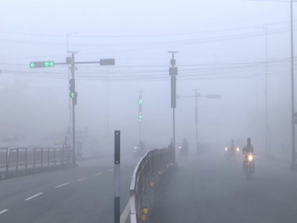 A thick blanket of fog engulfed Bhopal on Thursday [Photo/ANI]