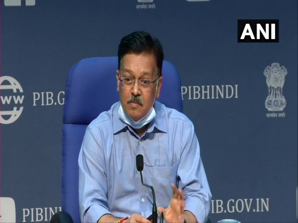 Rajesh Bhushan, Secretary, Ministry of Health addressing a press conference in New Delhi on Tuesday. (Photo/ANI)