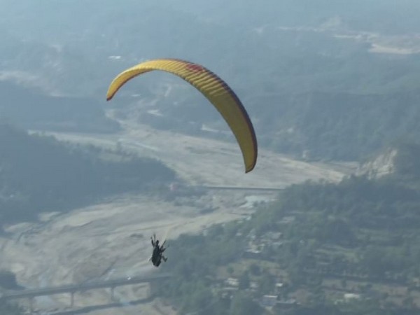 Paragliding at Jammu's Athem (Photo/ANI)