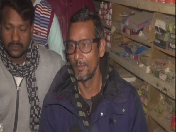 India U-19 player Yashasvi Jaiswal's father Bhupendra Jaiswal. Photo/ANI