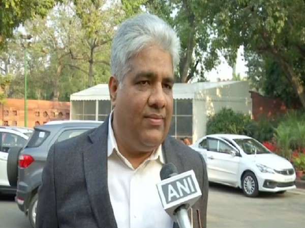 BJP MP Bhupender Yadav speaking to ANI in New Delhi on Monday. 