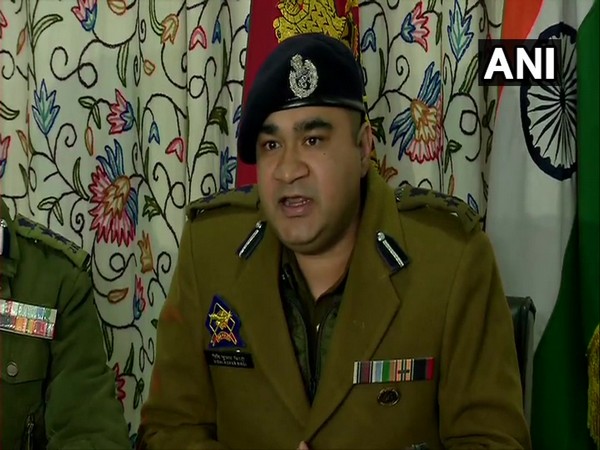DIG, Central Kashmir, VK Birdi addressing press conference in Srinagar on Thursday 