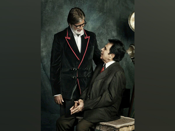 Amitabh Bachchan with late Dilip Kumar (Image source: Twitter)