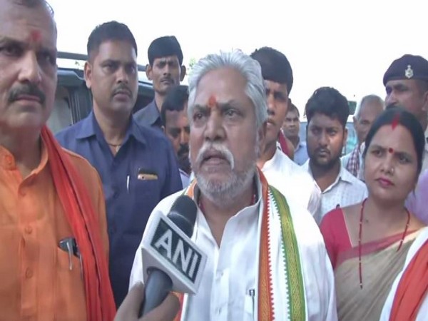 Bihar Agricultural Minister Prem Kumar speaking to ANI on Friday in Madhubani. Photo/ANI