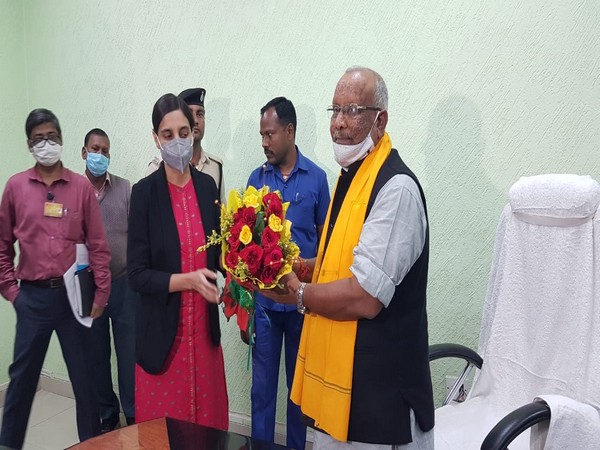 Deputy Chief Minister Tarkishore Prasad took charge of the Finance Ministry in Bihar on Tuesday. (Photo/Twitter)