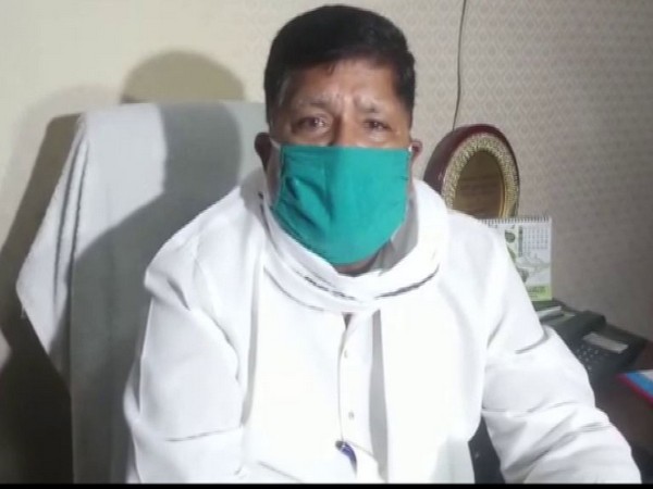 Bihar Urban Development Minister Suresh Kumar Sharma speaking to media in Patna on Monday. (Photo/ANI)